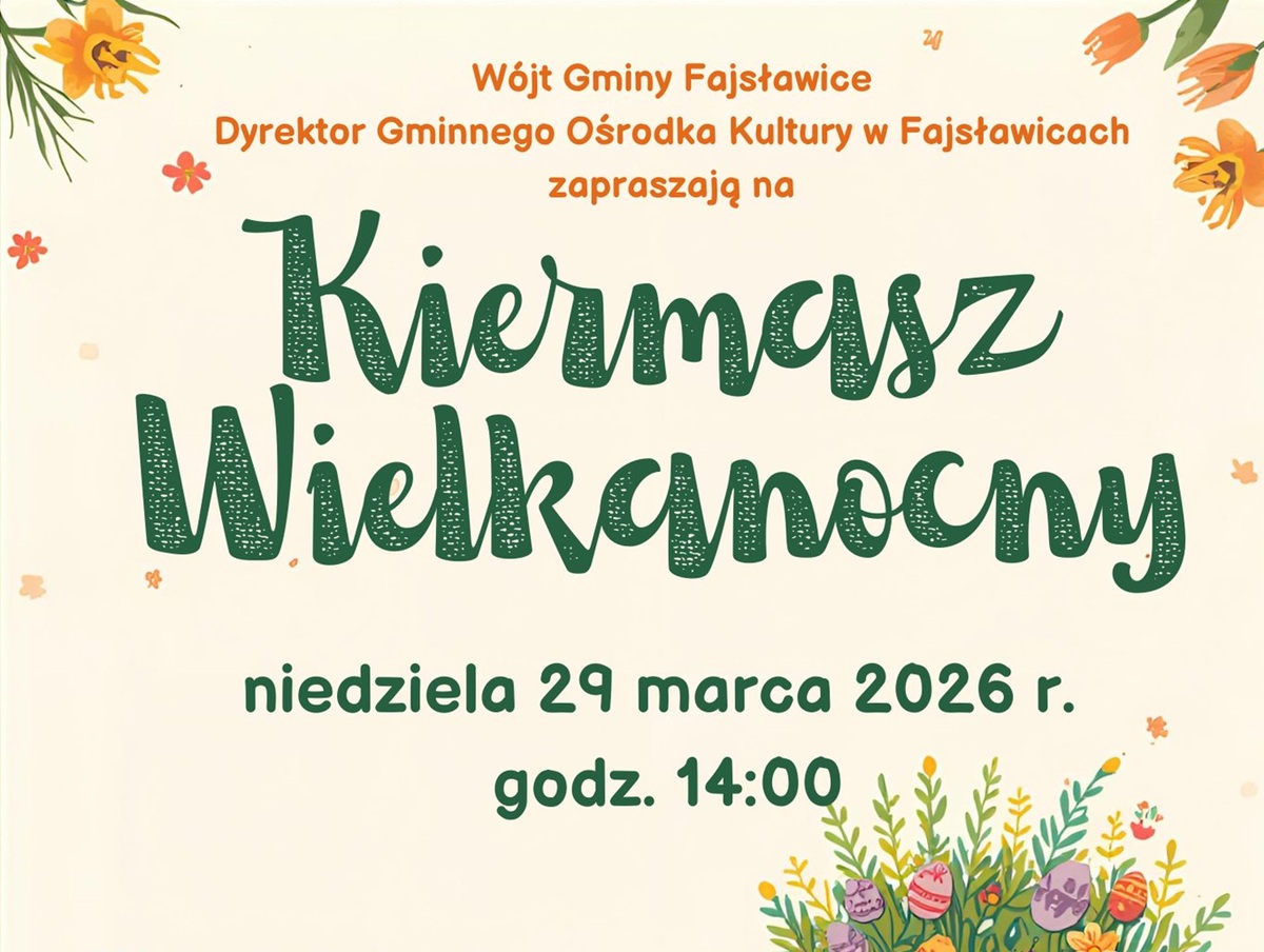 2026 03 29 Kiermasz Wielkanocny Fajslawice