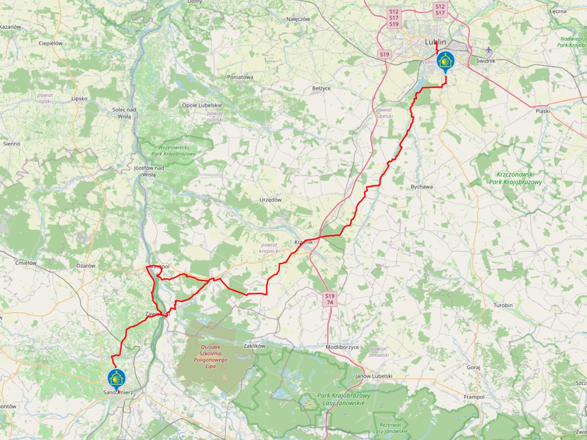 droga jakuba openstreetmap lublin